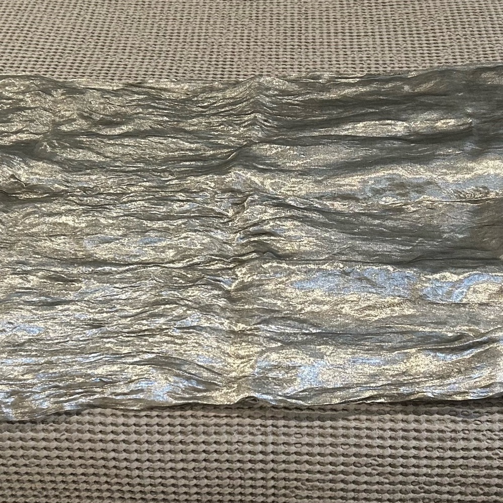 Dressy Pewter Wrap for an Evening Dress